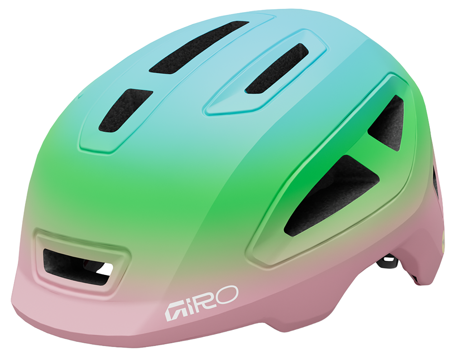 Giro Scamp Mips II kinderhelm mat roze/groen
