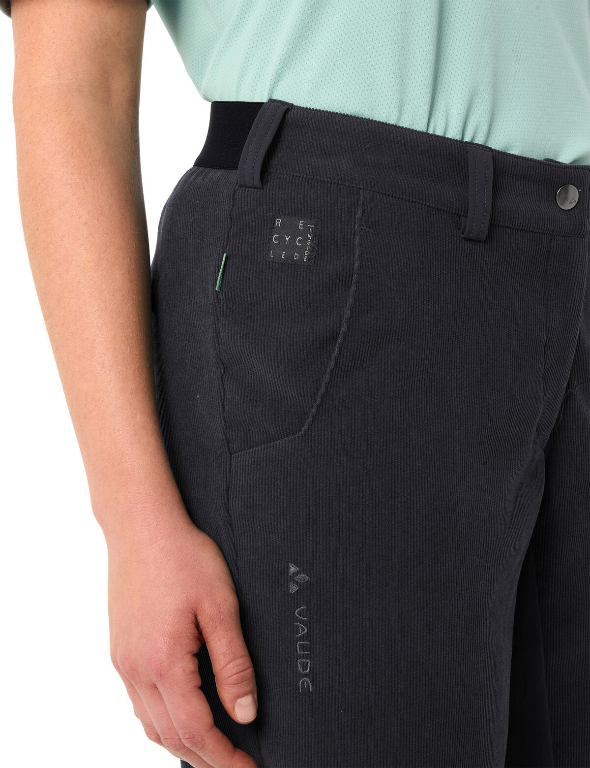 VAUDE Dames Loamer Base Cord Shorts zwart