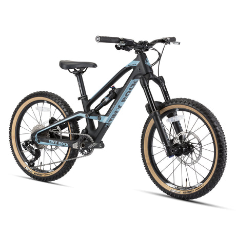 Tiny Rock 20" Master S Carbon Mattschwarz/Himmelblau (2025)