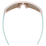 uvex Skyryse Jr. fietsbril Roze-Groen Mat / Mirror Pink