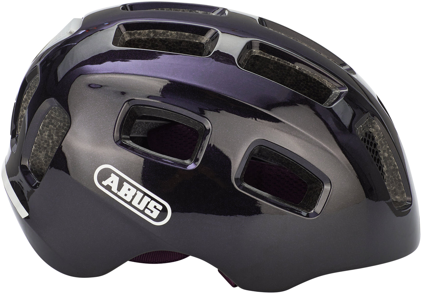 ABUS Youn-I 2.0 Helm Kinderen zwart violet