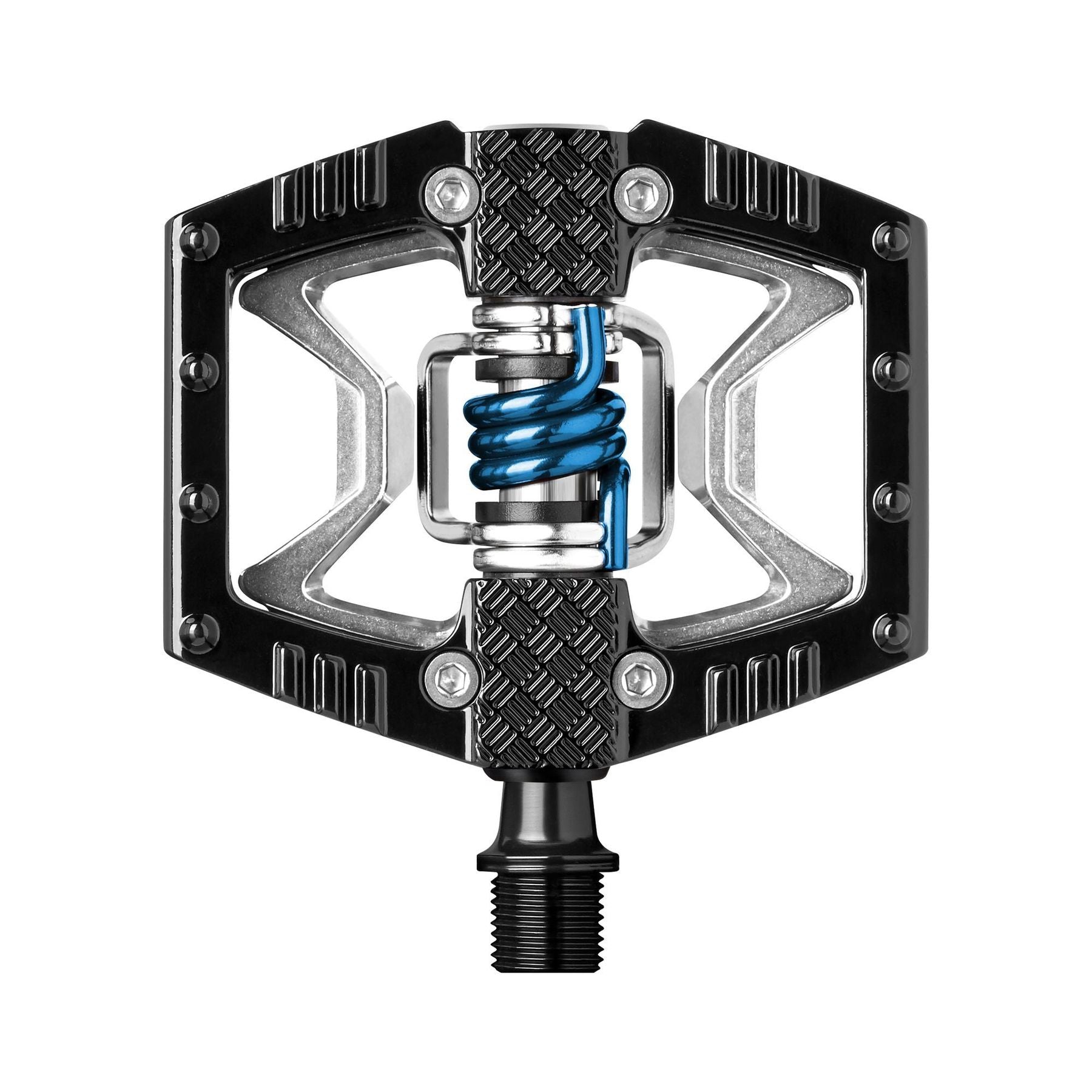 Crankbrothers Double Shot 2 Pedalen zwart/raw/blauw