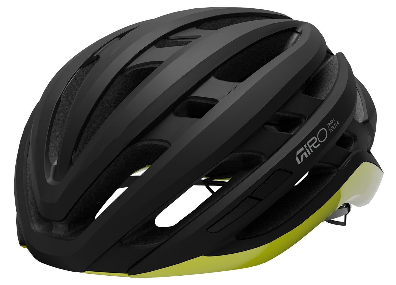Giro Agilis Mips racefietshelm mat zwart/hi viz