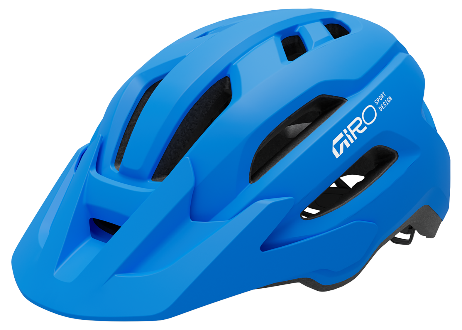Giro Fixture II MTB-helm mat blauw jewel