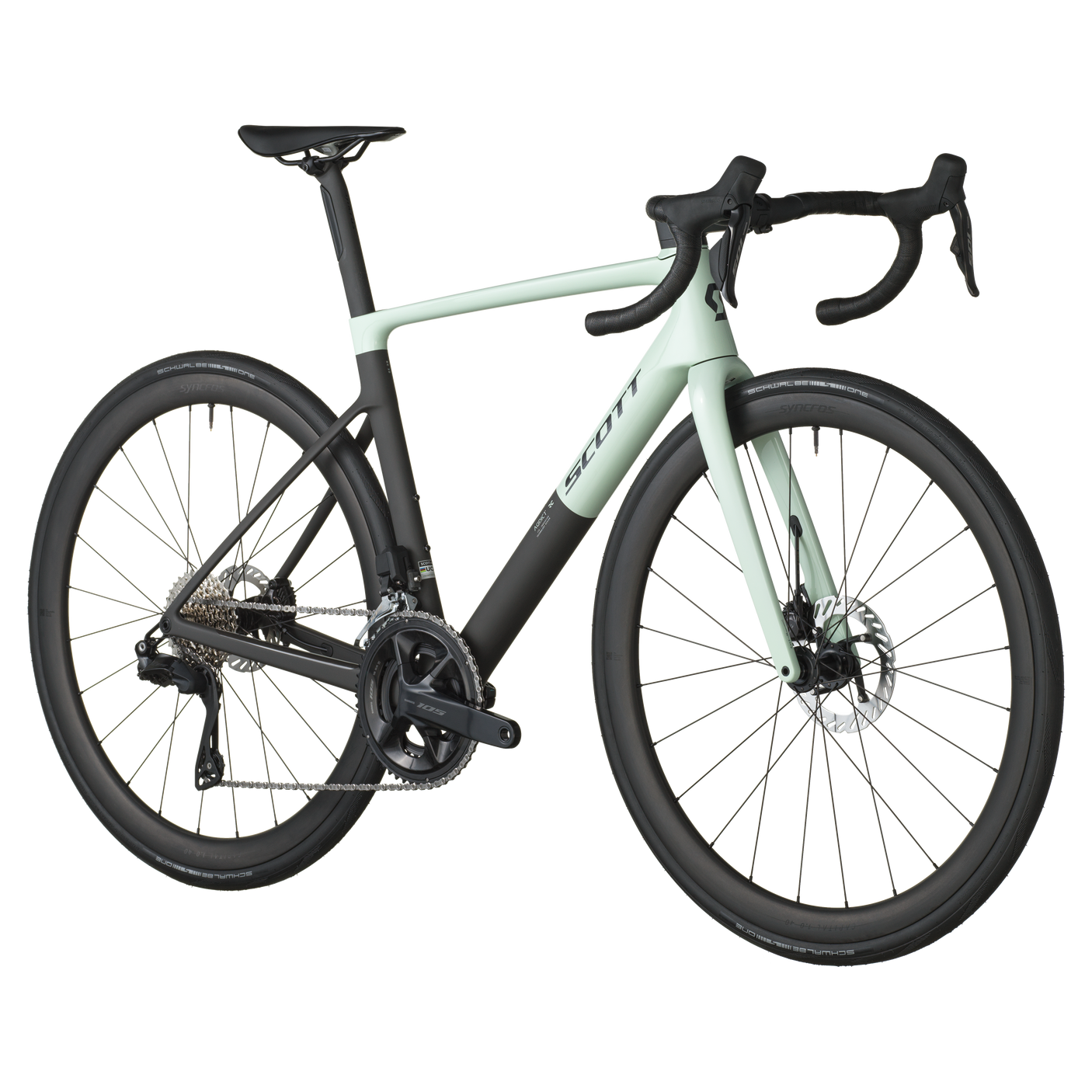 Scott Addict RC 30 bevroren groen/carbon zwart