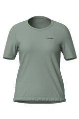 Cube GRAVEL WS korte mouw shirt groen