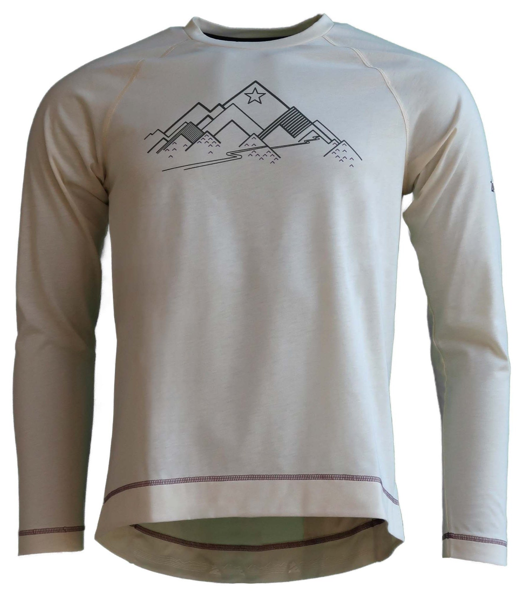 Zimtstern PureFlowz Eco Shirt LS Heren Crème