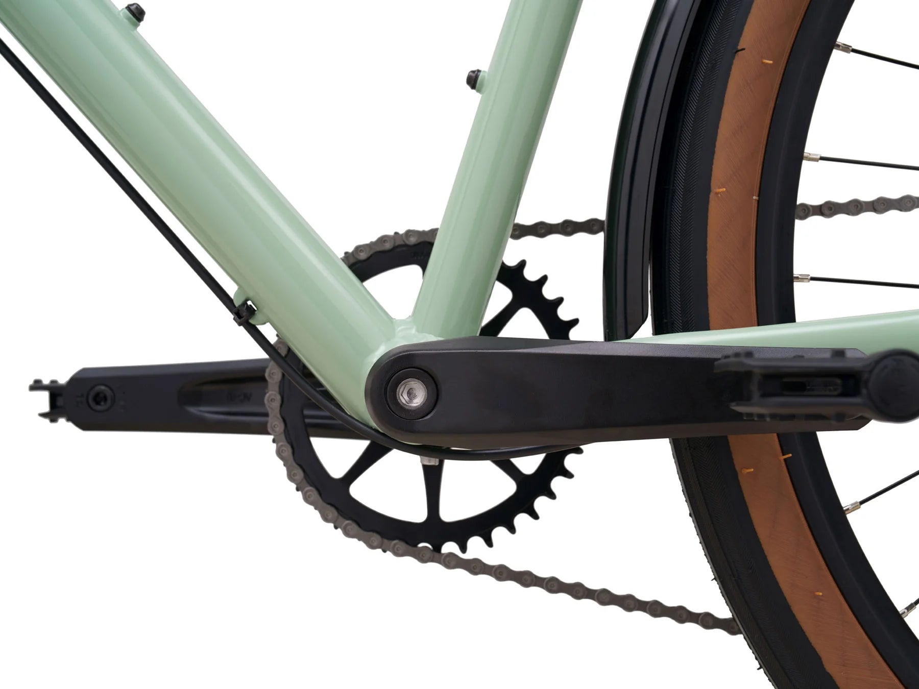 Kona 36e Dew DL Groen met Shimano Cues & Tektro Glanzend Jade met Storm Blue Decals (2025)