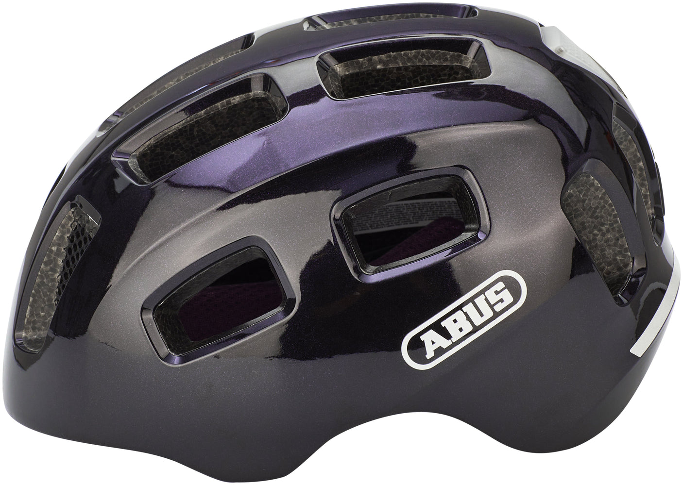 ABUS Youn-I 2.0 Helm Kinderen zwart violet