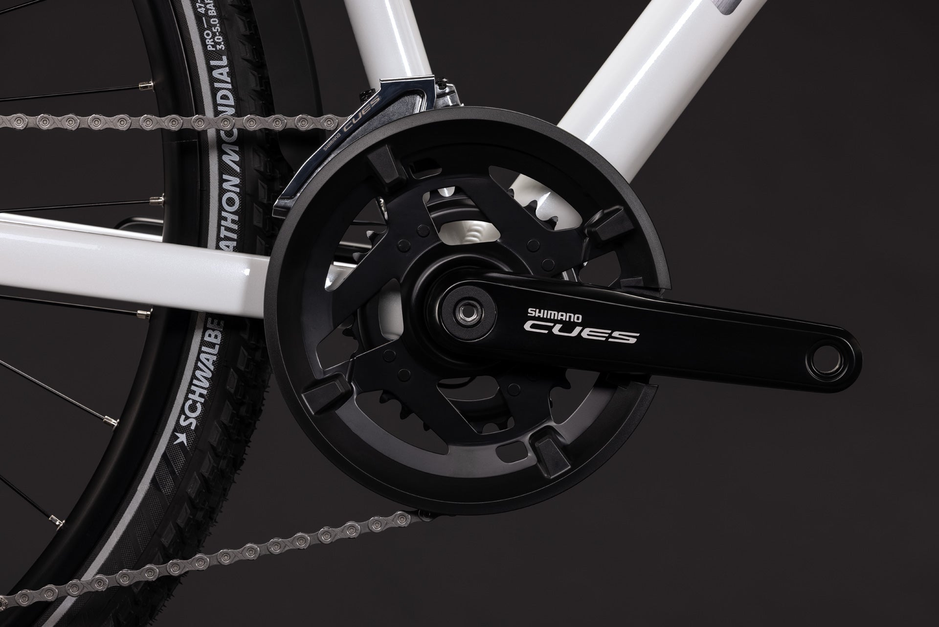 Cube Kathmandu Pro diamant metallicwhite´n´chrome (2027)
