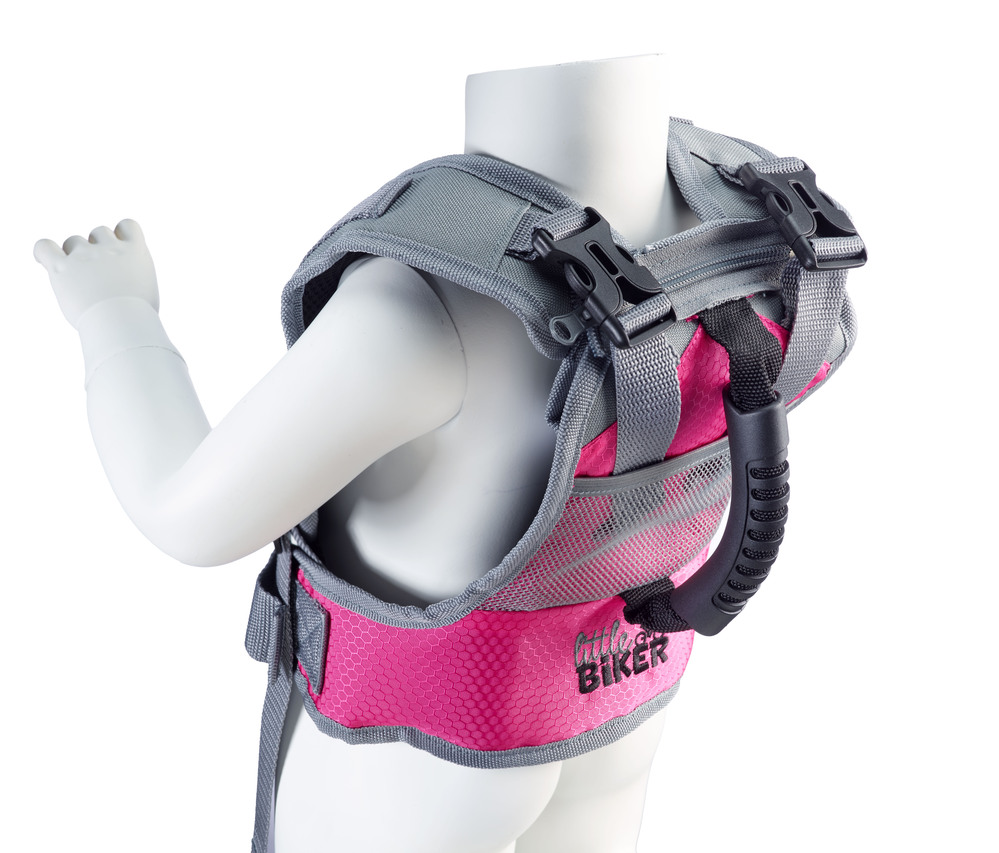 little Biker fietsleerjas Pinky