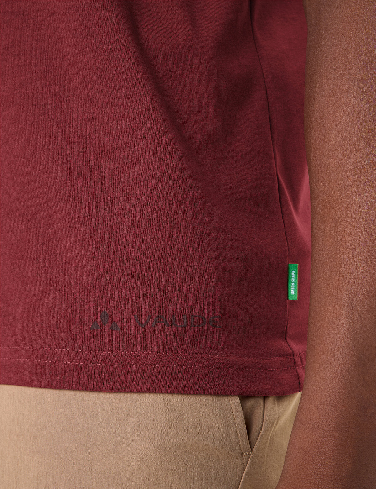 VAUDE Heren Fietsshirt V redeva/rood