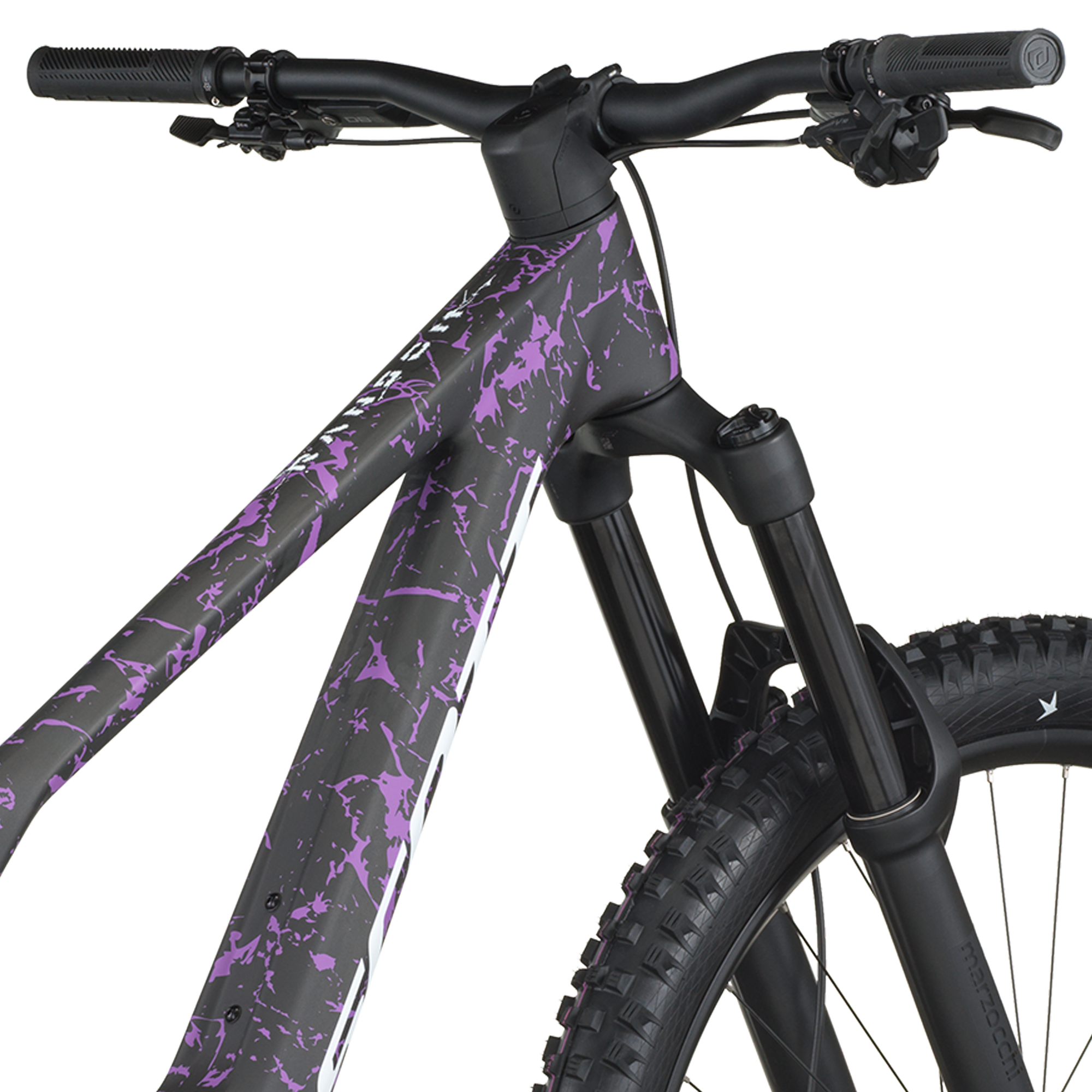 Scott Ransom 920 carbon zwart/crackle paars