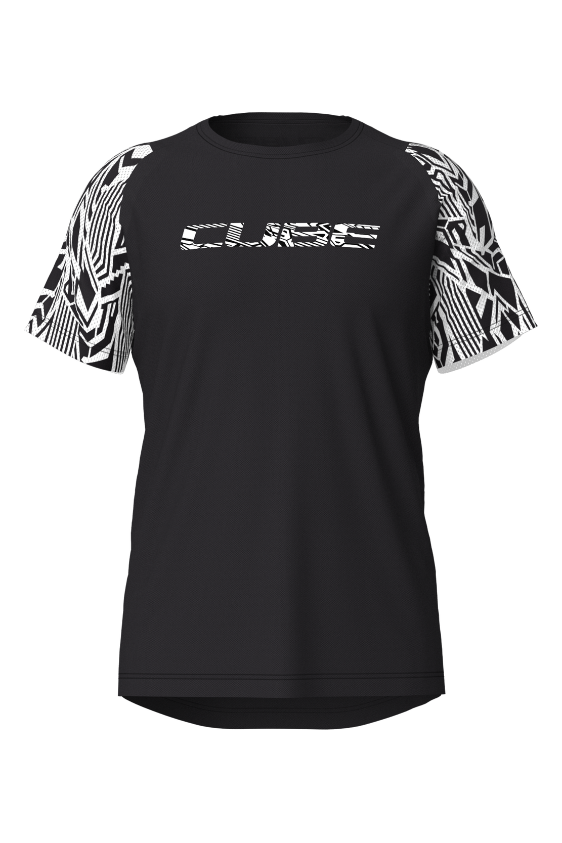 Cube MTB Shirt Razzle Dazzle korte mouw black´n´white