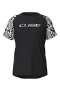 Cube MTB shirt Razzle Dazzle korte mouw black´n´white