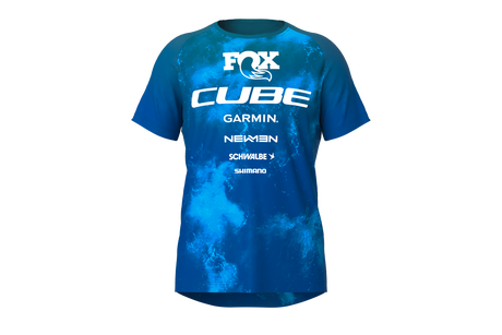 Cube MTB Trikot ROOKIE X Actionteam kurzarm blue´n´green