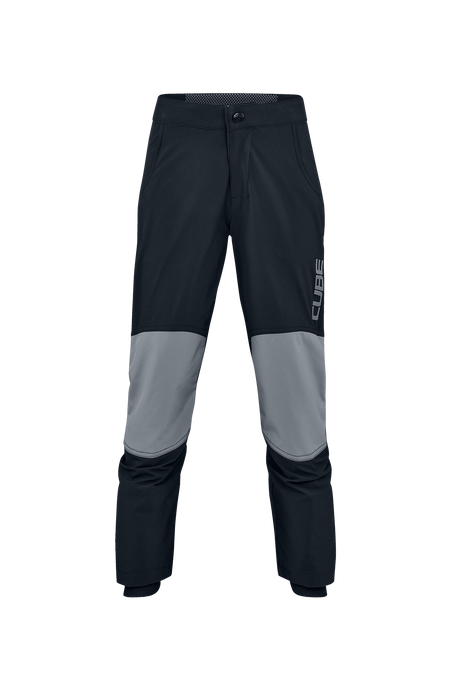 CUBE VERTEX Lichtgewicht Baggy Broek ROOKIE zwart'n'grijs