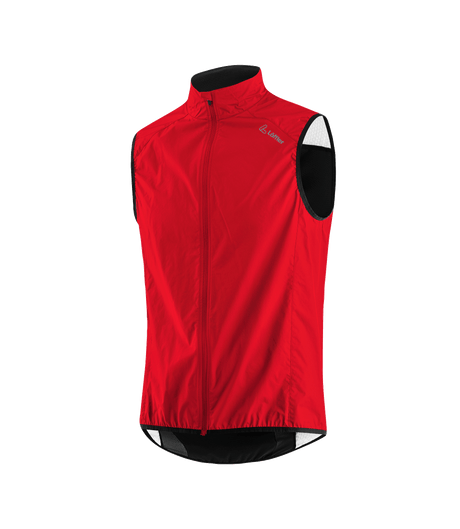 Löffler M Fiets Bodywarmer Cf Wpm Zak Rood