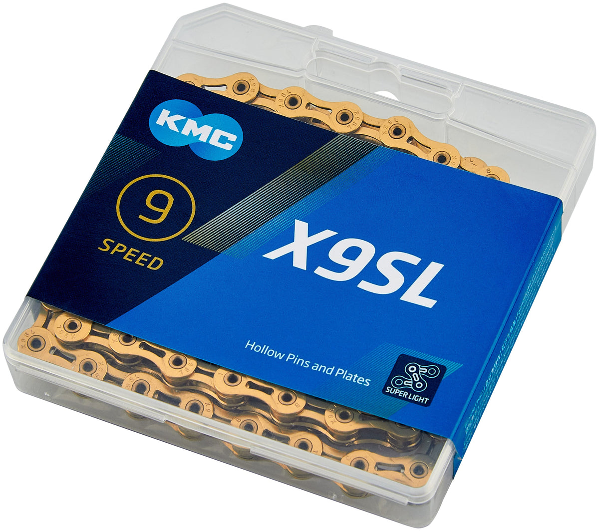 KMC X9SL Ti-N Ketting 9-speed goud