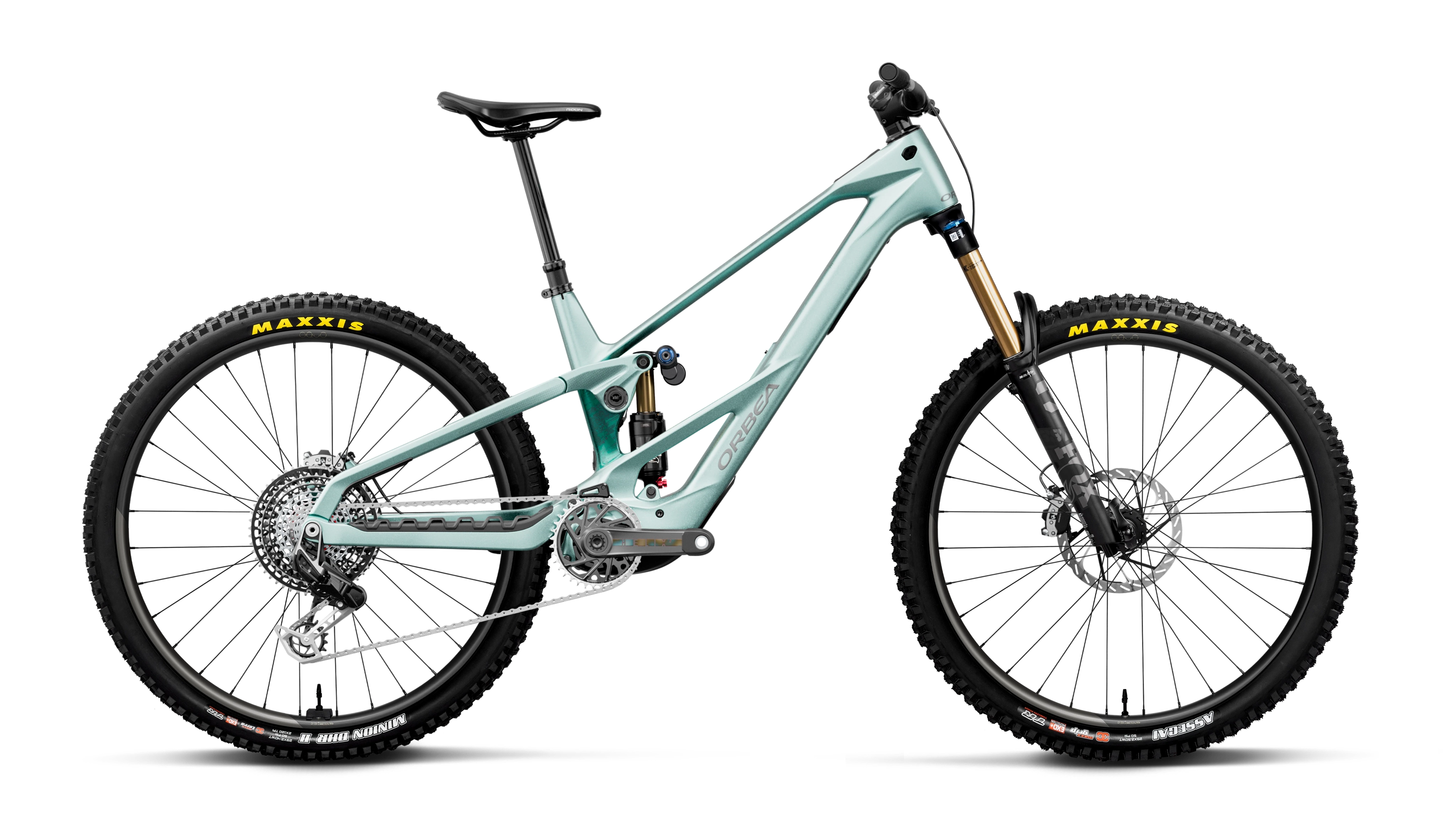 Orbea WILD LT M-LTD RS Smooth Zilver (Mat) - Escape Groen C. View (Glans)