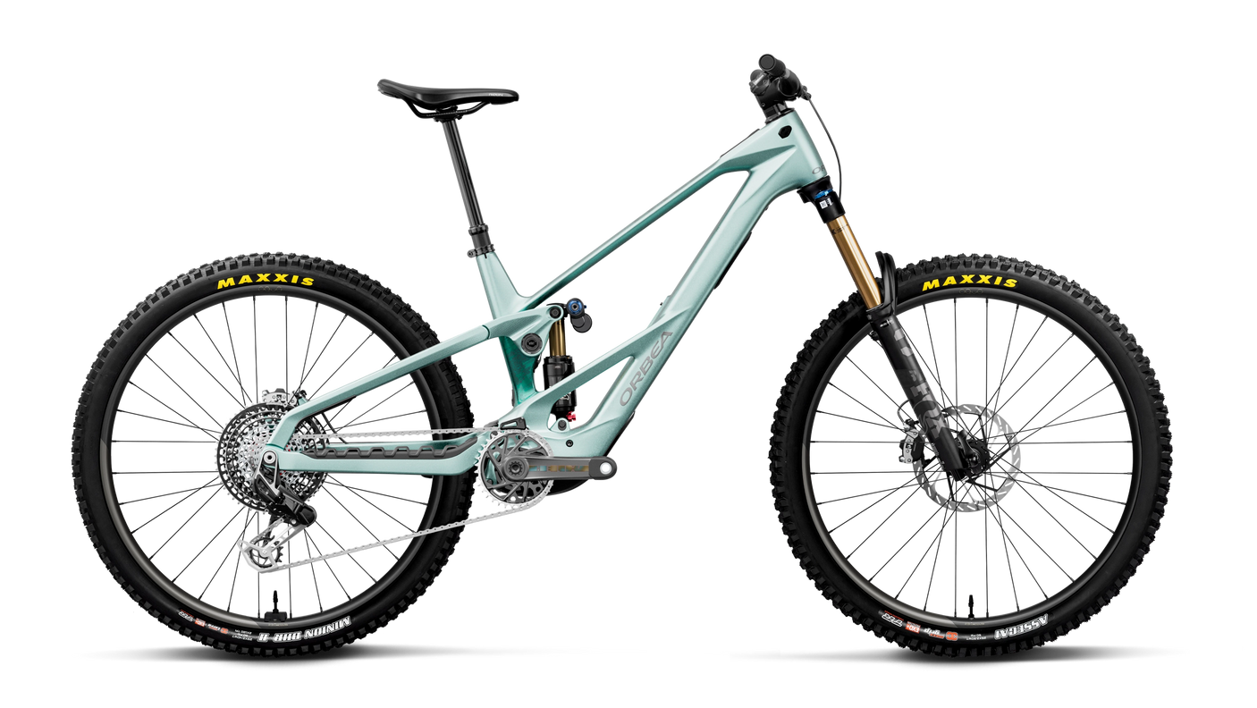 Orbea WILD LT M-LTD RS Smooth Zilver (Mat) - Escape Groen C. View (Glans)