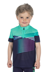 CUBE TEAMLINE Shirt ROOKIE korte mouw blue´n´mint