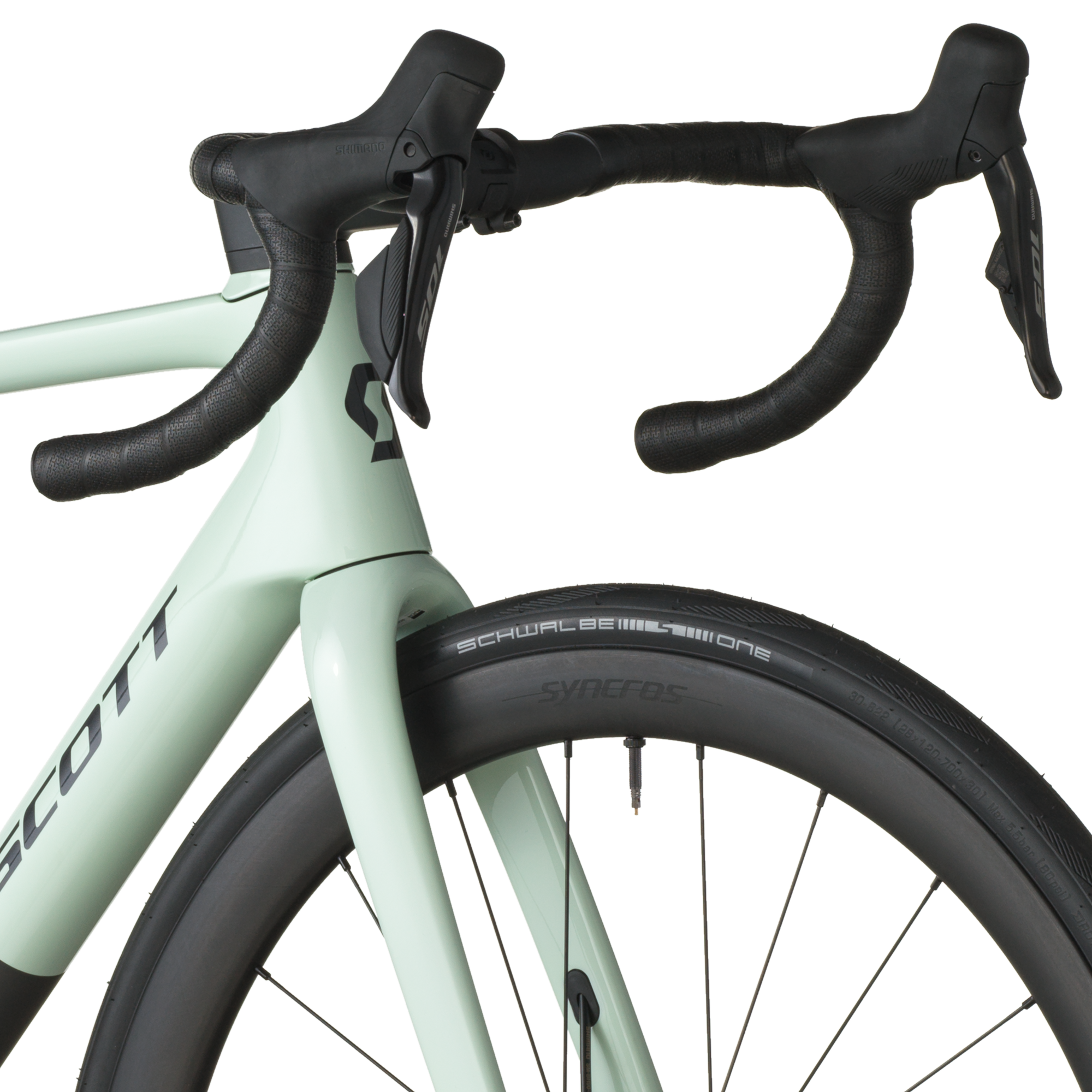 Scott Addict RC 30 bevroren groen/carbon zwart