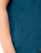 VAUDE Dames Adlux HZ Shirt shore blue