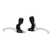 XLC BL-V02 Bremshebel Set für Drehgriff schwarz/silber – aktuelle Variante