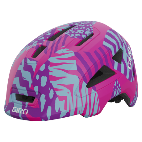 Giro Scamp II helm mat roze animal