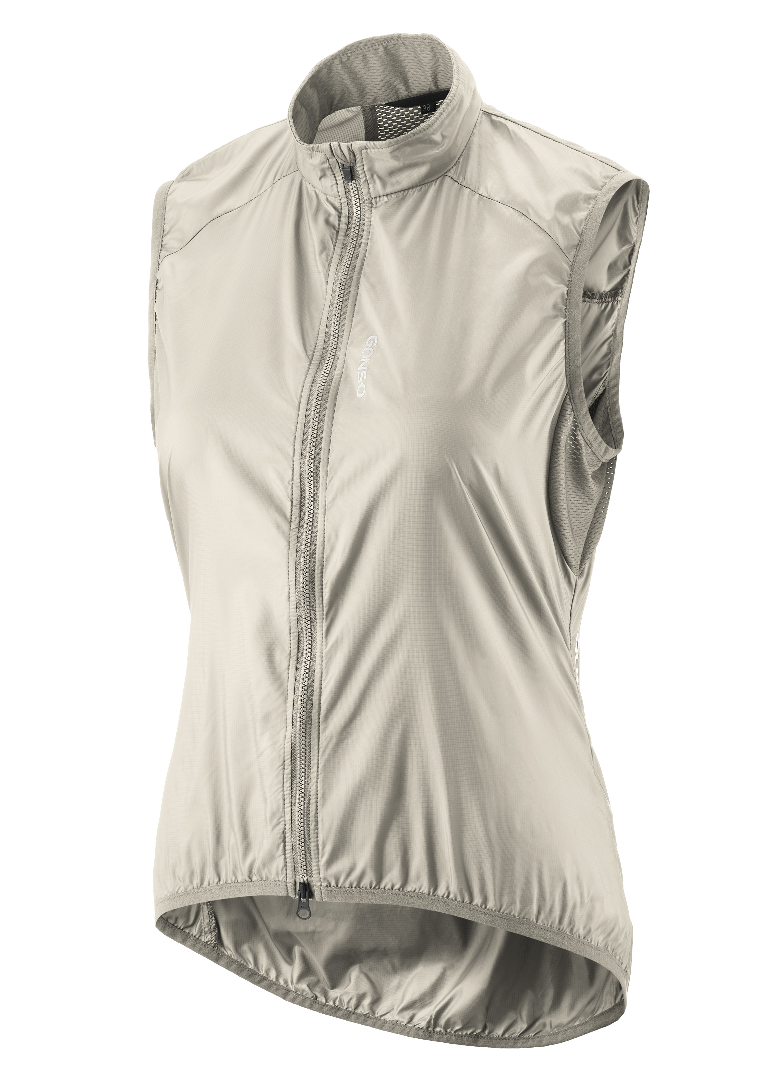 Gonso Road Vest Wind W kasteelgrijs
