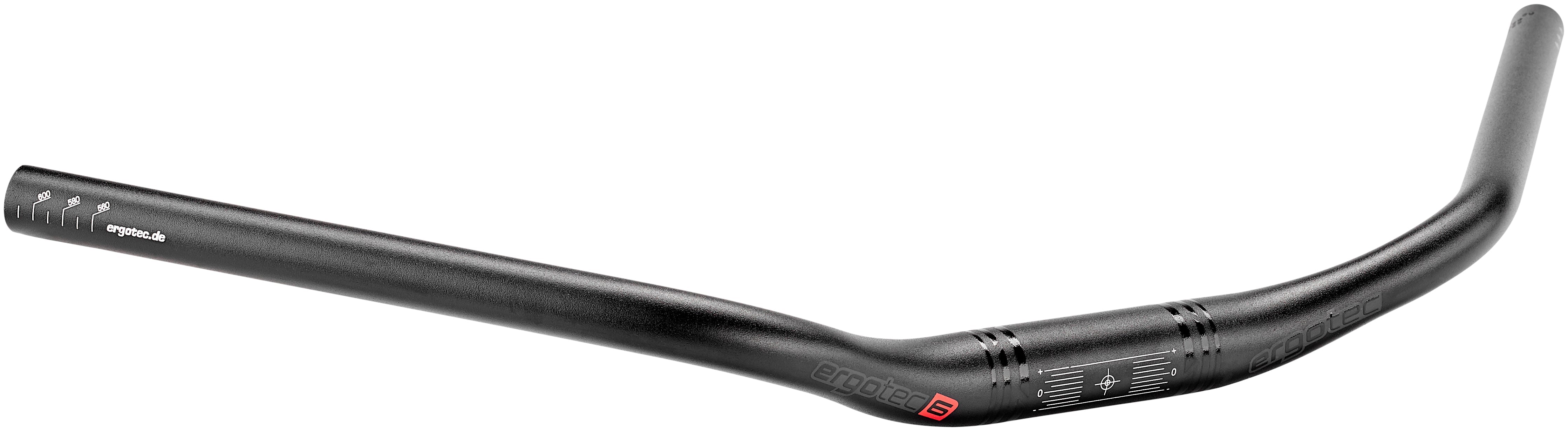 Humpert Trekking beugel Alu Ø31,8mm zwart