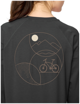 VAUDE Dames Fietser LS T-shirt grafiet