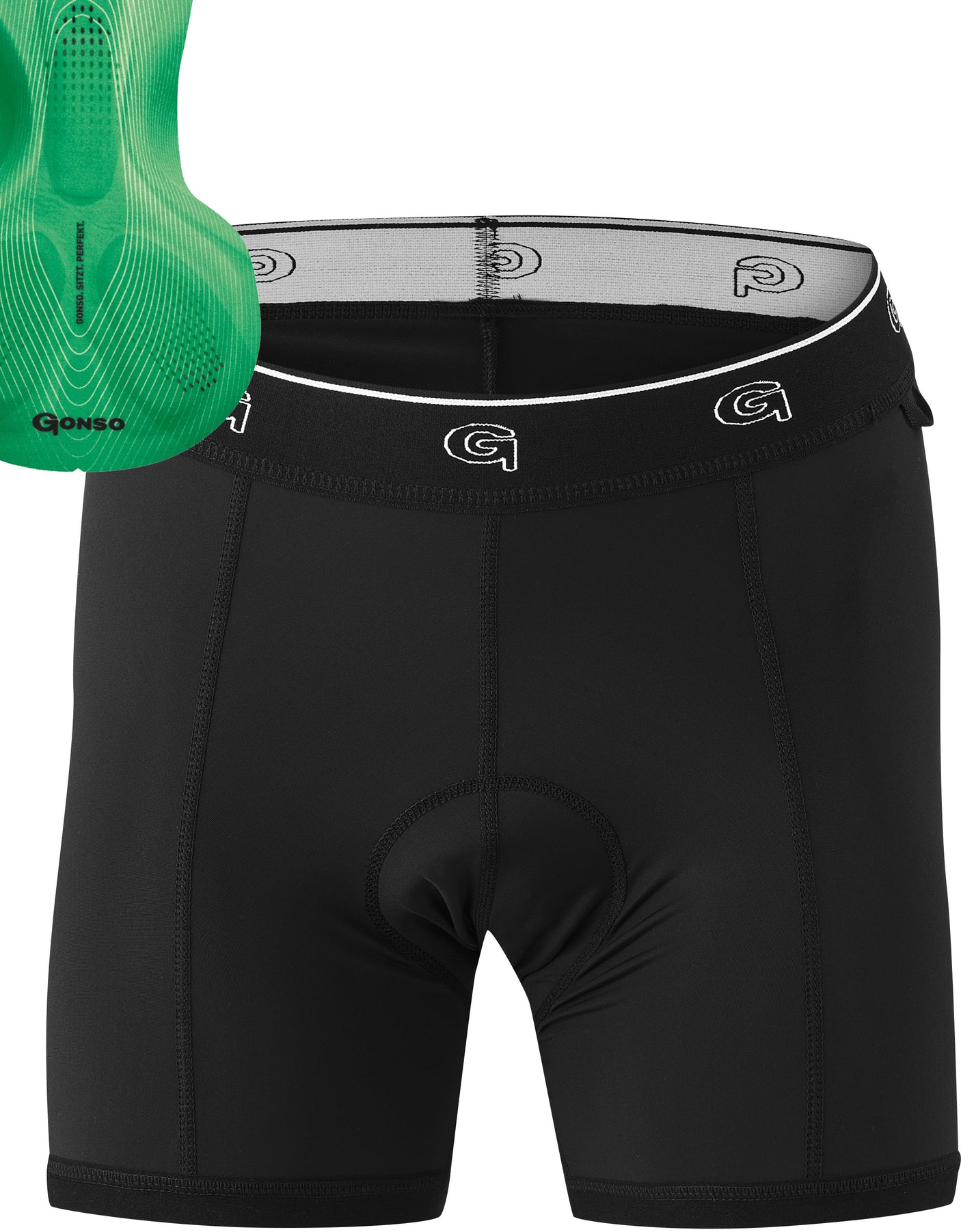 Gonso Sitivo fietsbroek dames zwart