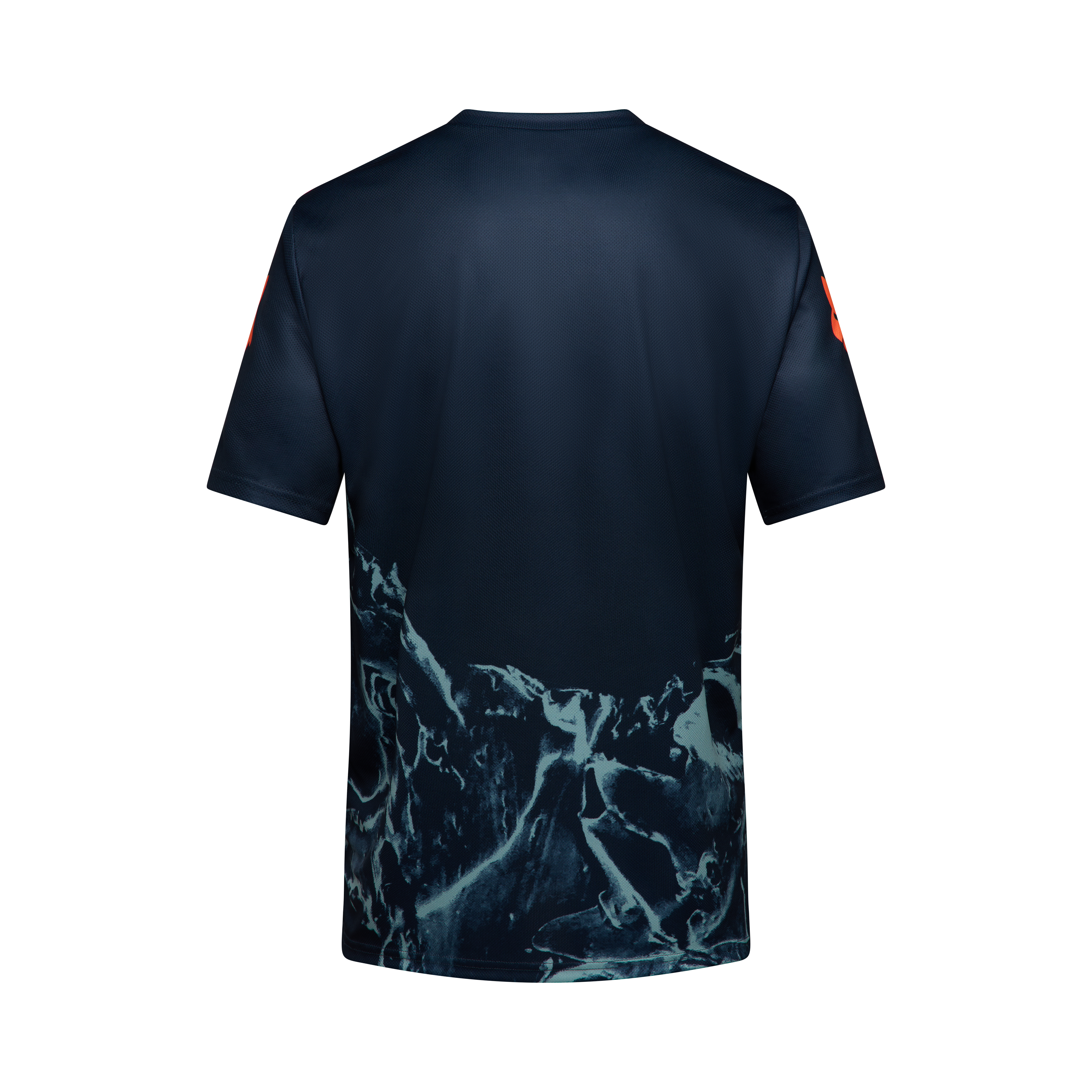 Fox Ranger SS Jersey Img Print Arctisch Blauw