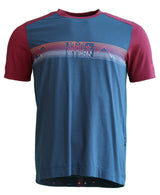 Zimtstern TrailFlowz Shirt SS Heren French Navy/Windsor Wine
