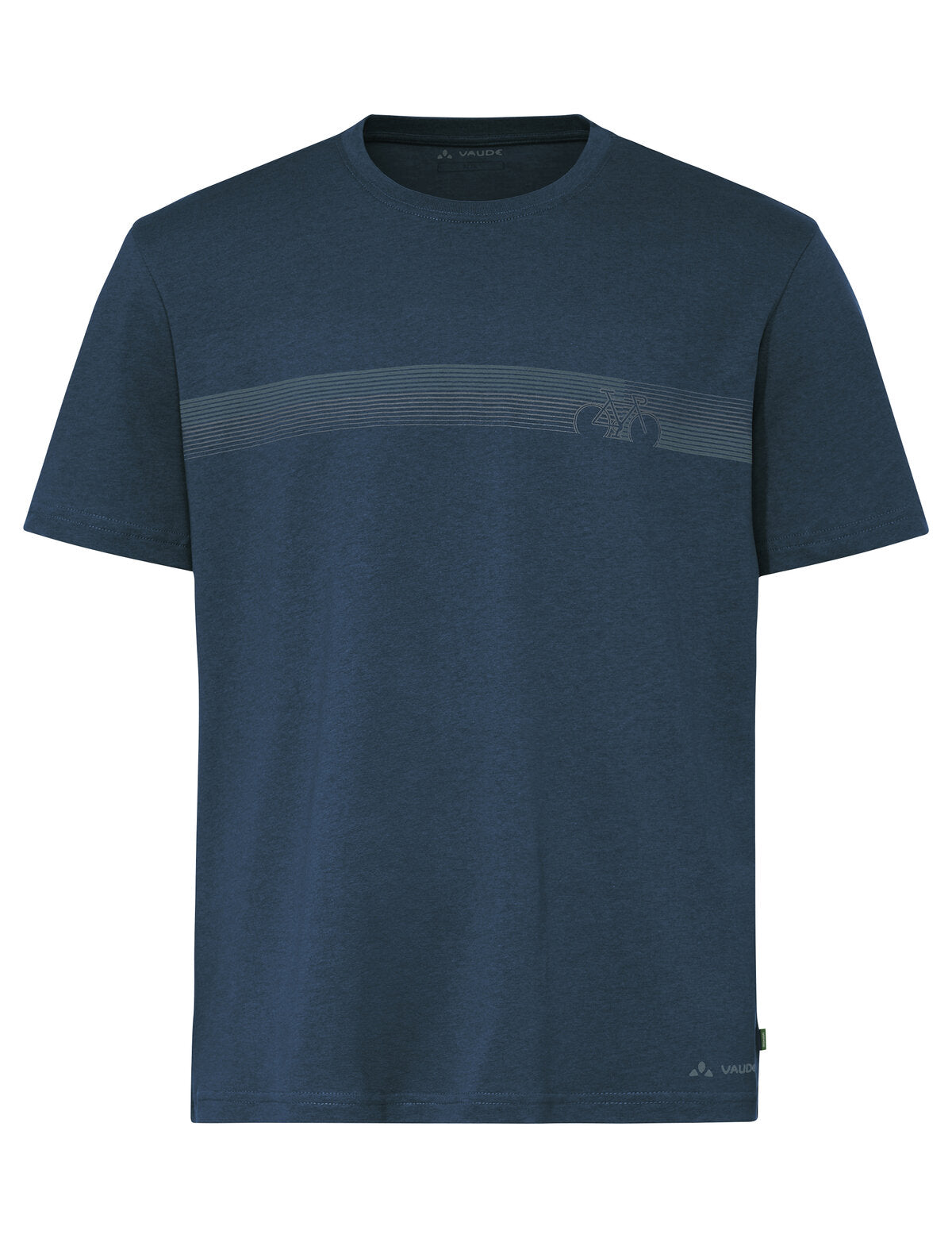 VAUDE Heren Fietsshirt T-shirt V donker zee/donker zee